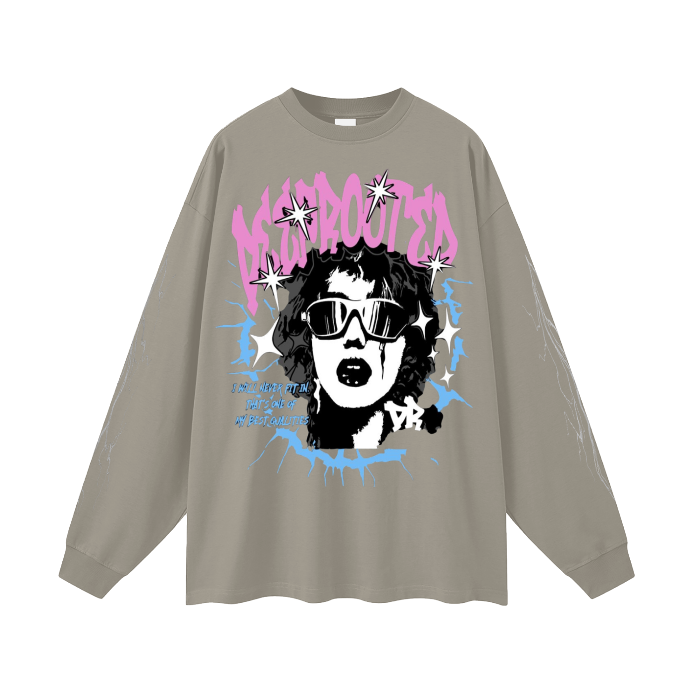 Oversized Unisex Long Sleeve T-Shirt