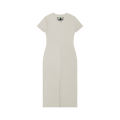 Women's V-Neck Short Sleeve Maxi Dress