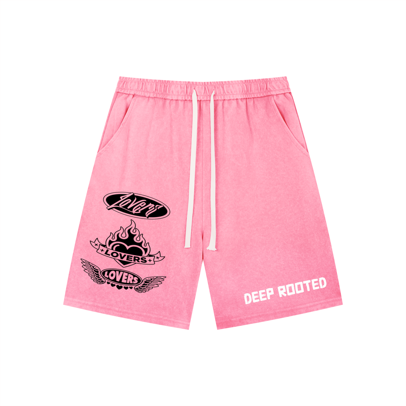 Men’s Vintage Wash Drawstring Shorts