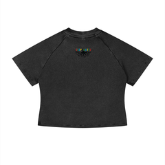 Women's Mineral Wash Crop T-Shirt