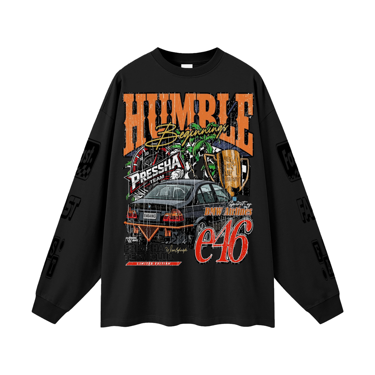 Oversized Unisex Long Sleeve T-Shirt
