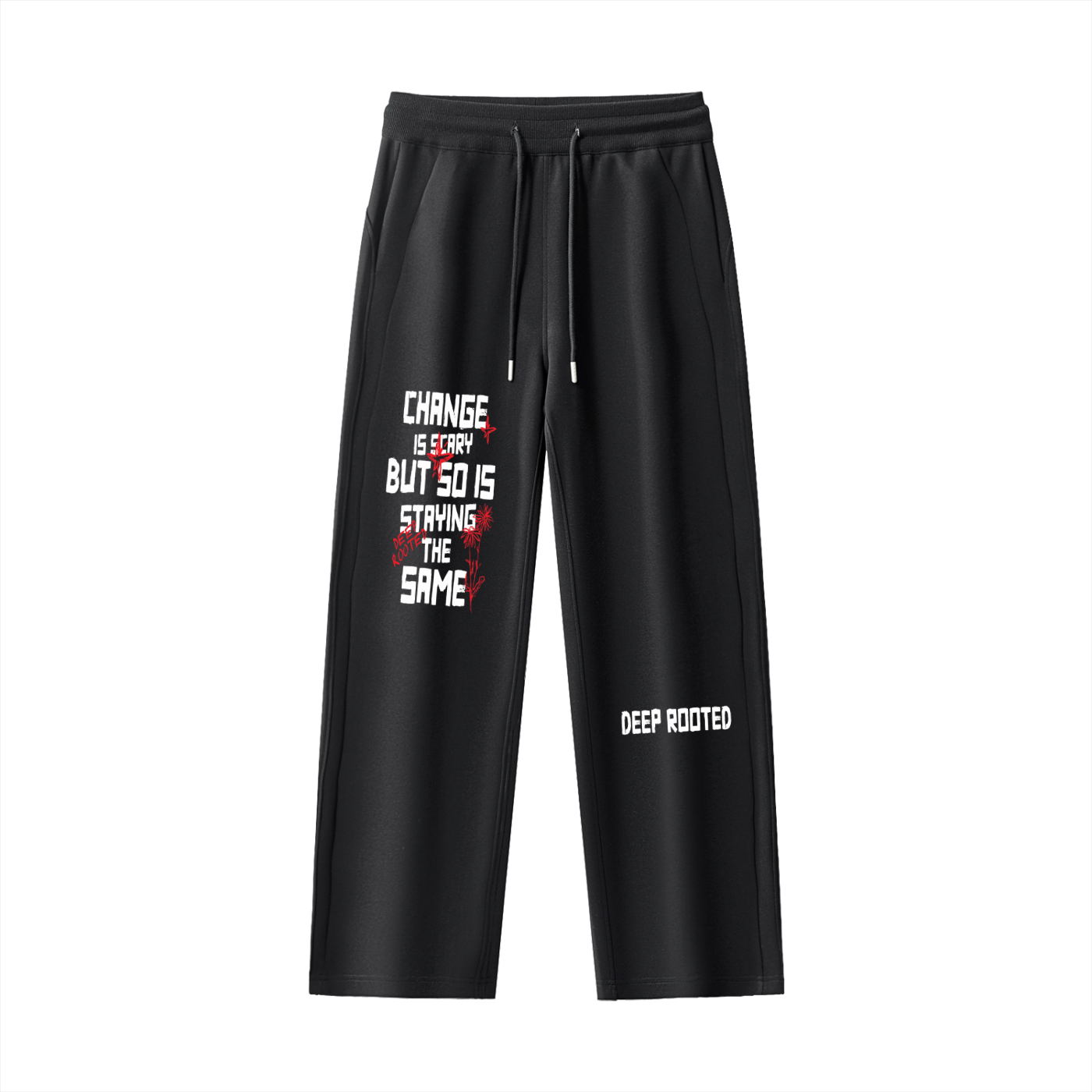 Essential Drawstring Straight-Leg Sweatpants