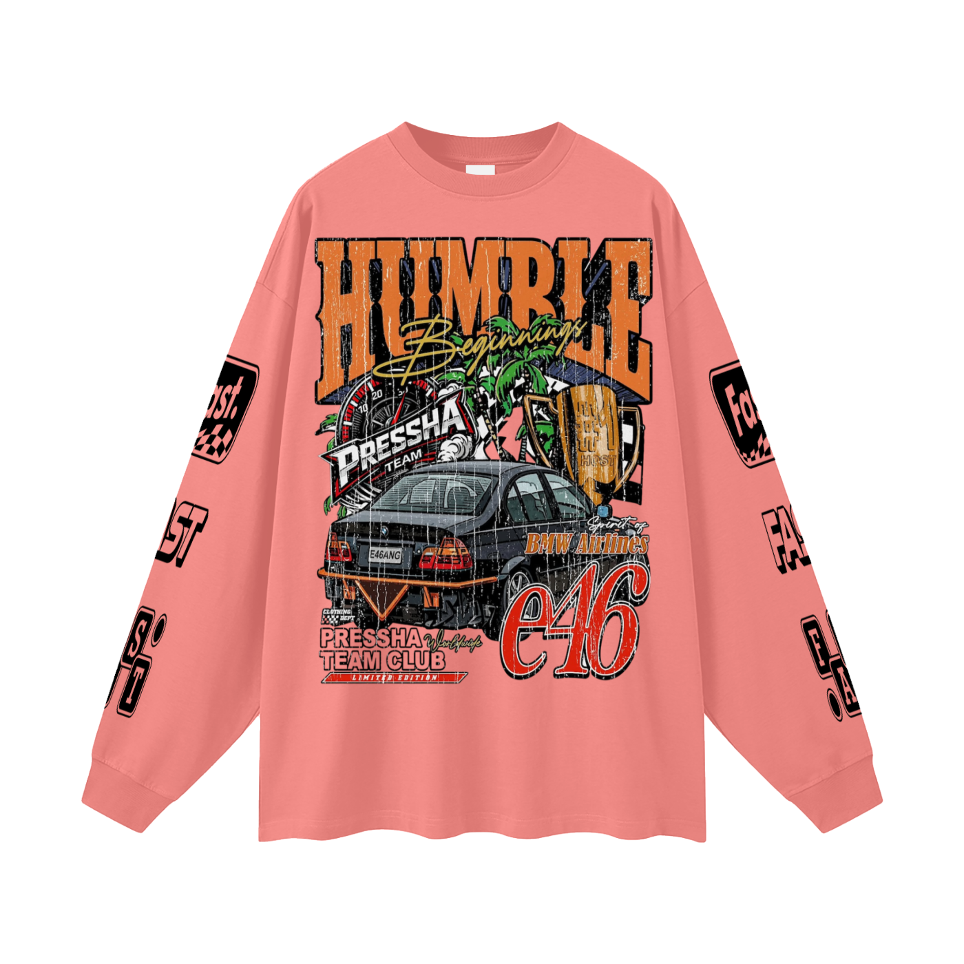 Oversized Unisex Long Sleeve T-Shirt