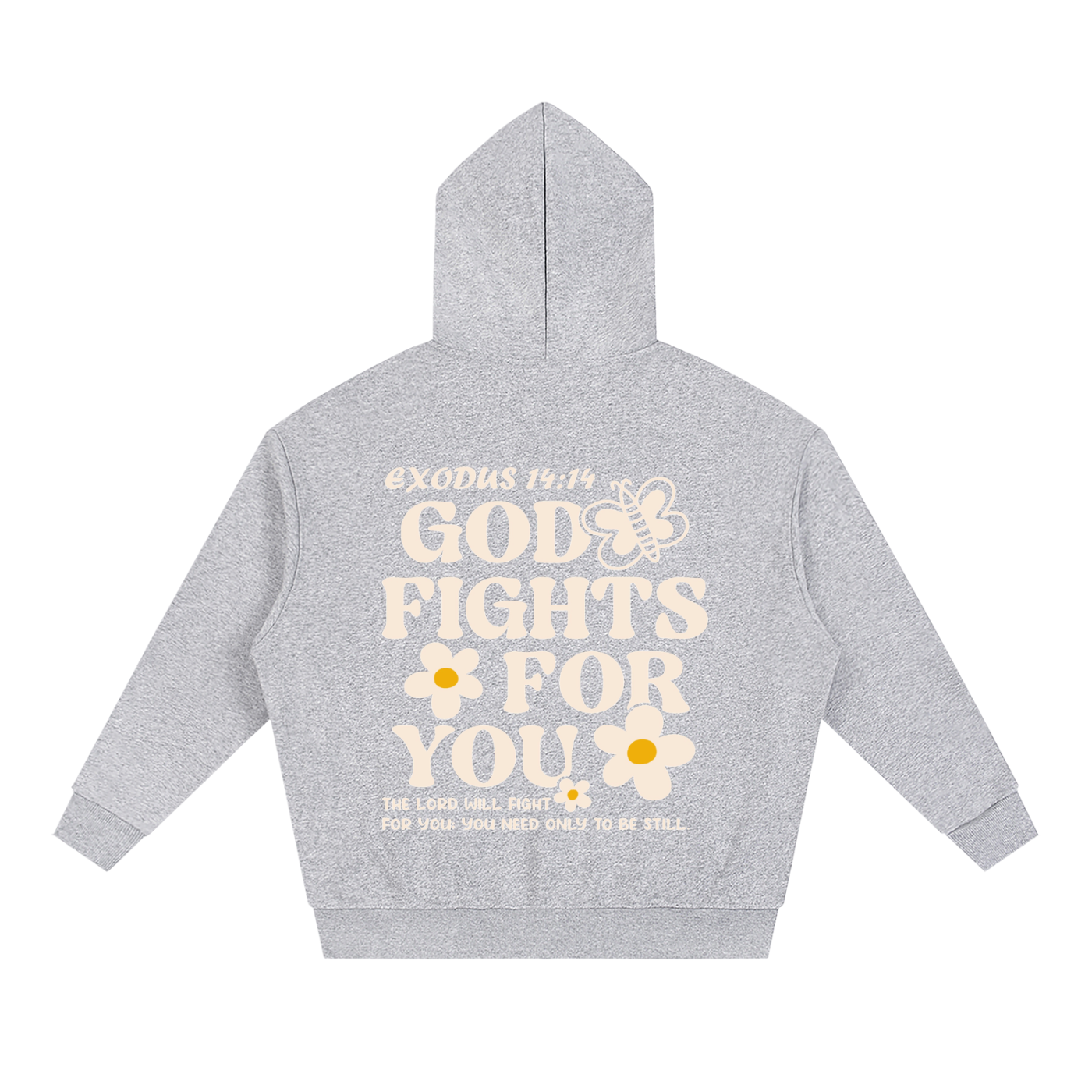 Unisex Loose Solid Full Zip Hoodie
