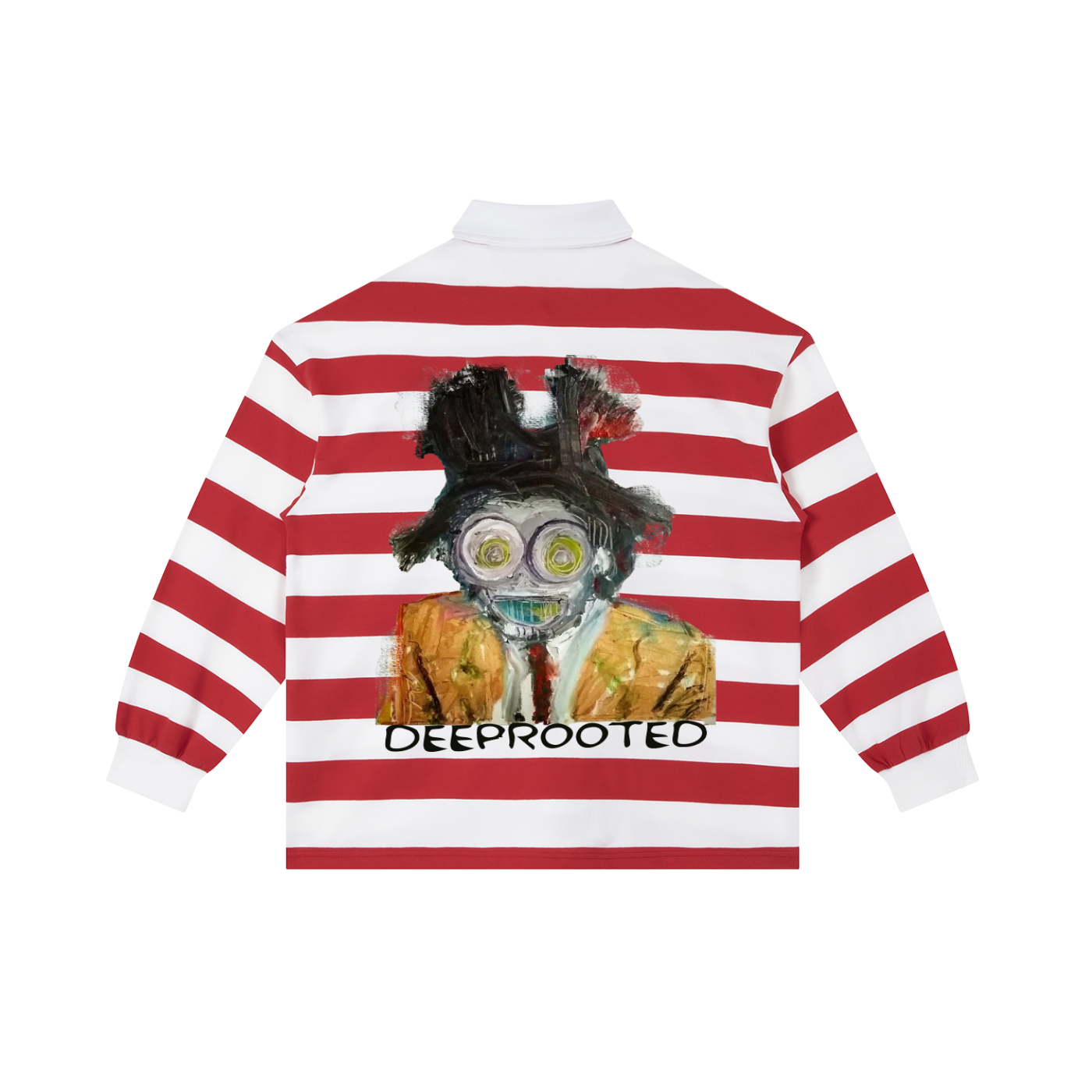 Color Block Stripe Polo Shirt