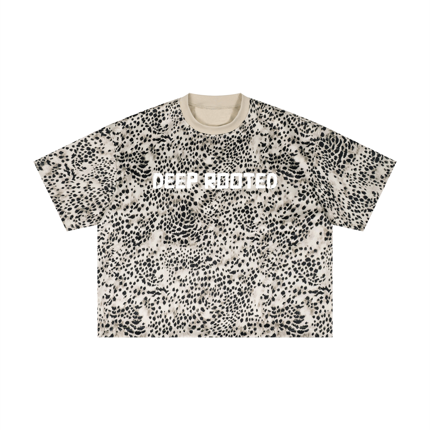 Unisex Leopard Print Boxy T-Shirt