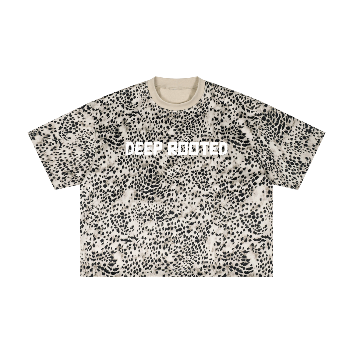 Unisex Leopard Print Boxy T-Shirt