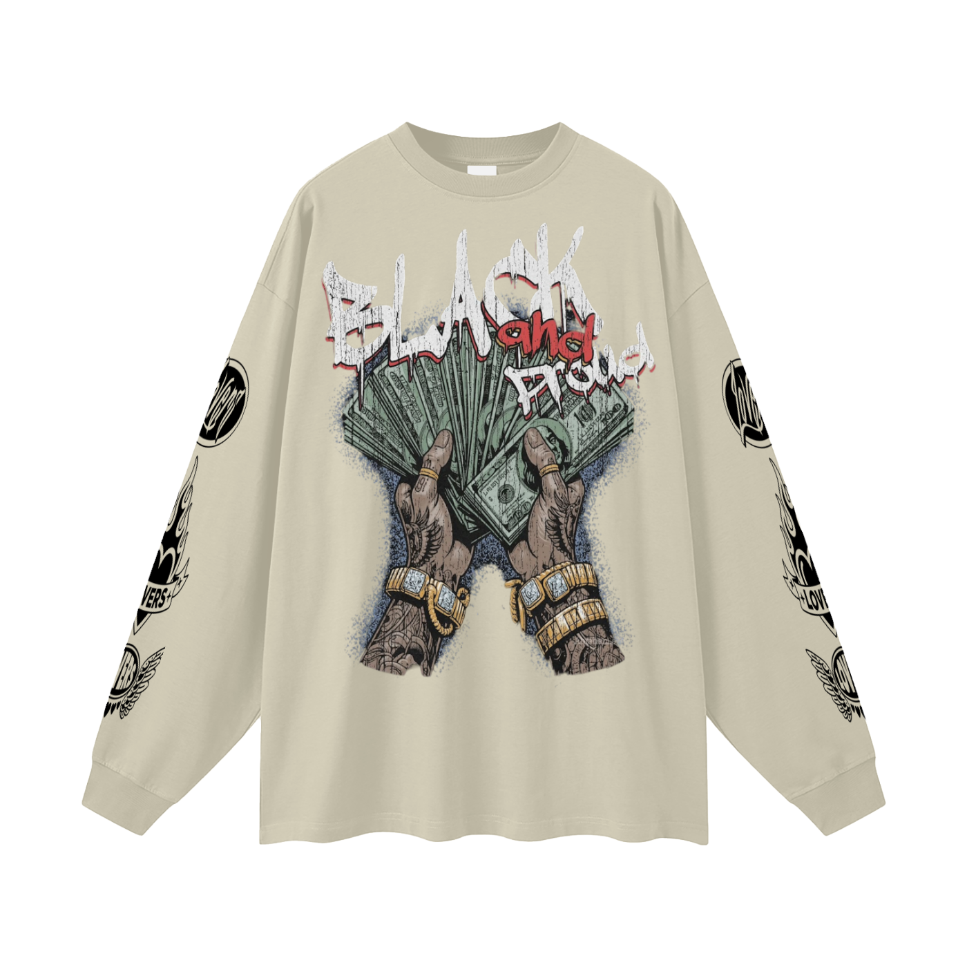 Oversized Unisex Long Sleeve T-Shirt