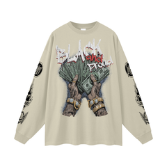 Oversized Unisex Long Sleeve T-Shirt
