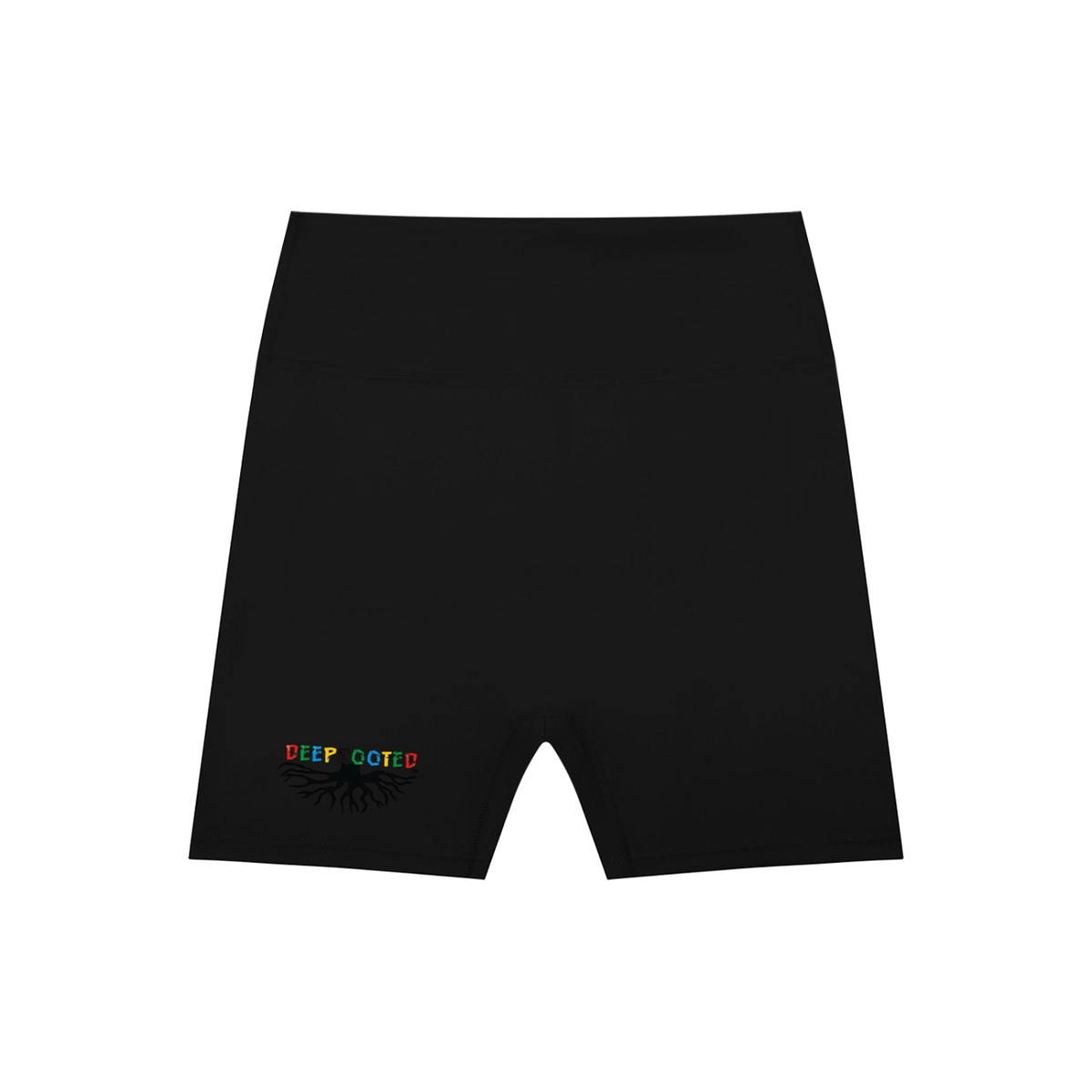 High-Waisted Blend Biker Shorts