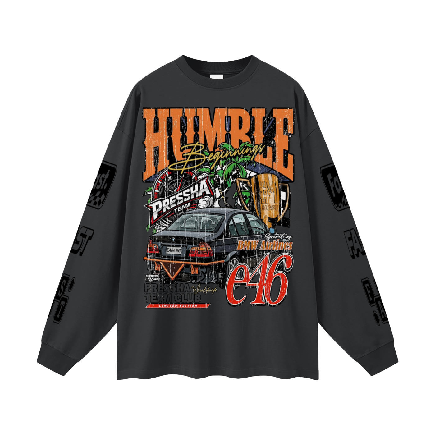 Oversized Unisex Long Sleeve T-Shirt