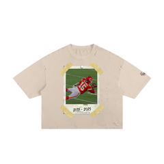 Classic Frayed Boxy Tee