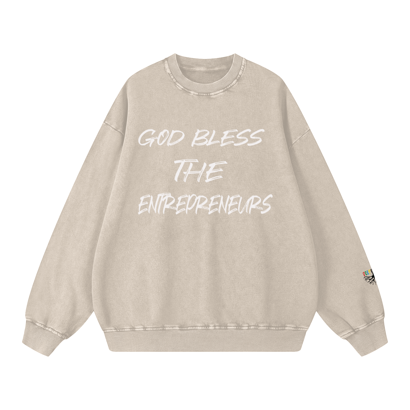 Snow Washed Oversized Sweatshirt