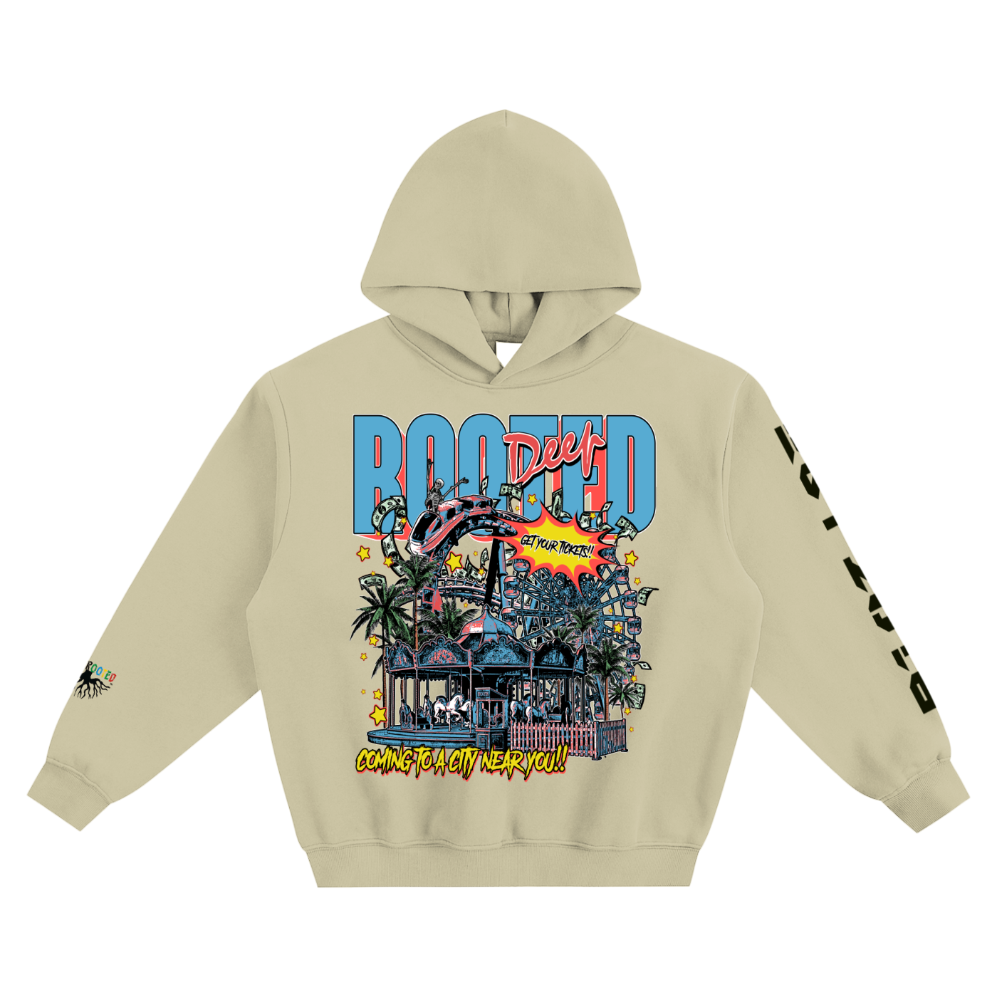 Fleeced Boxy Hoodie