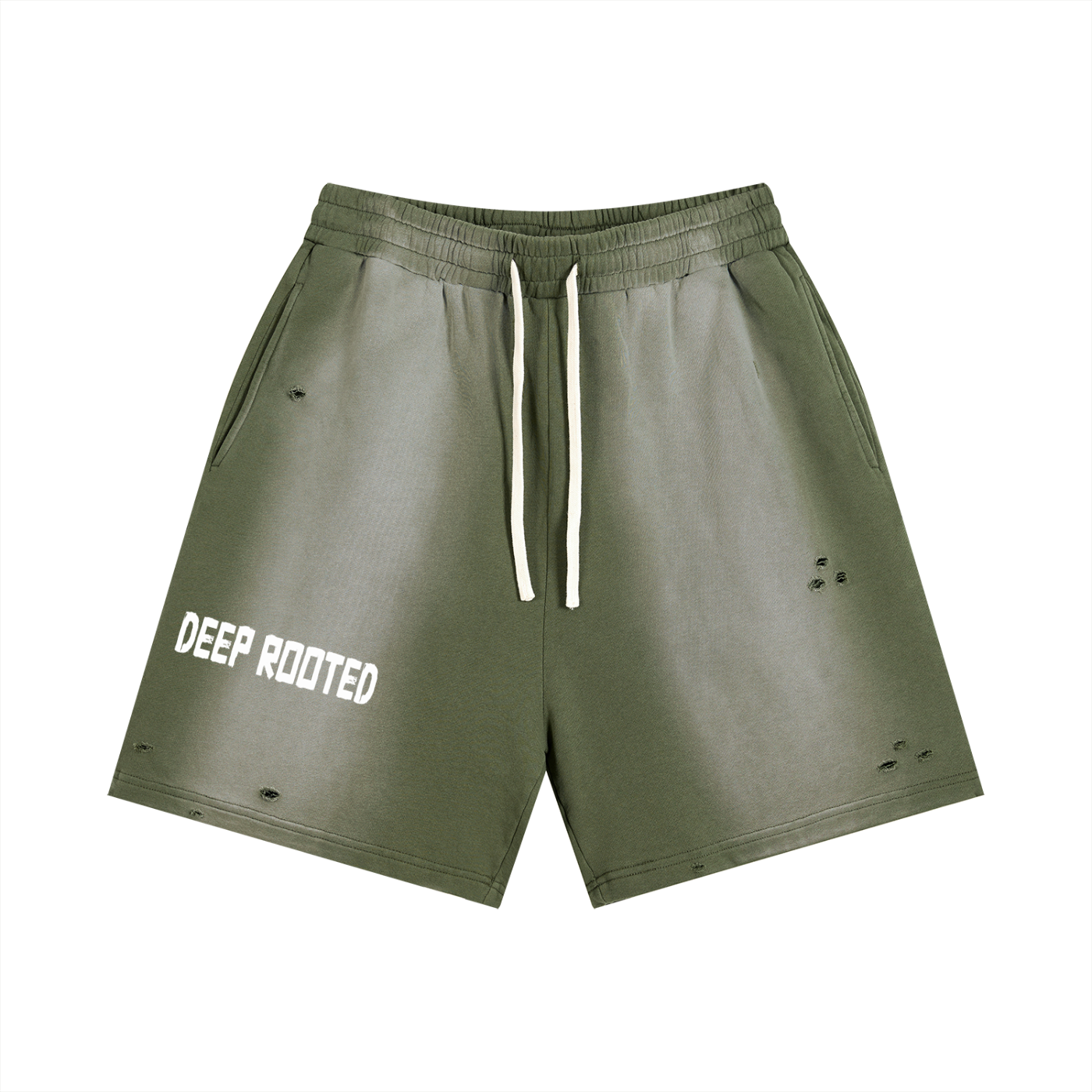 Sun Fade Distressed Shorts