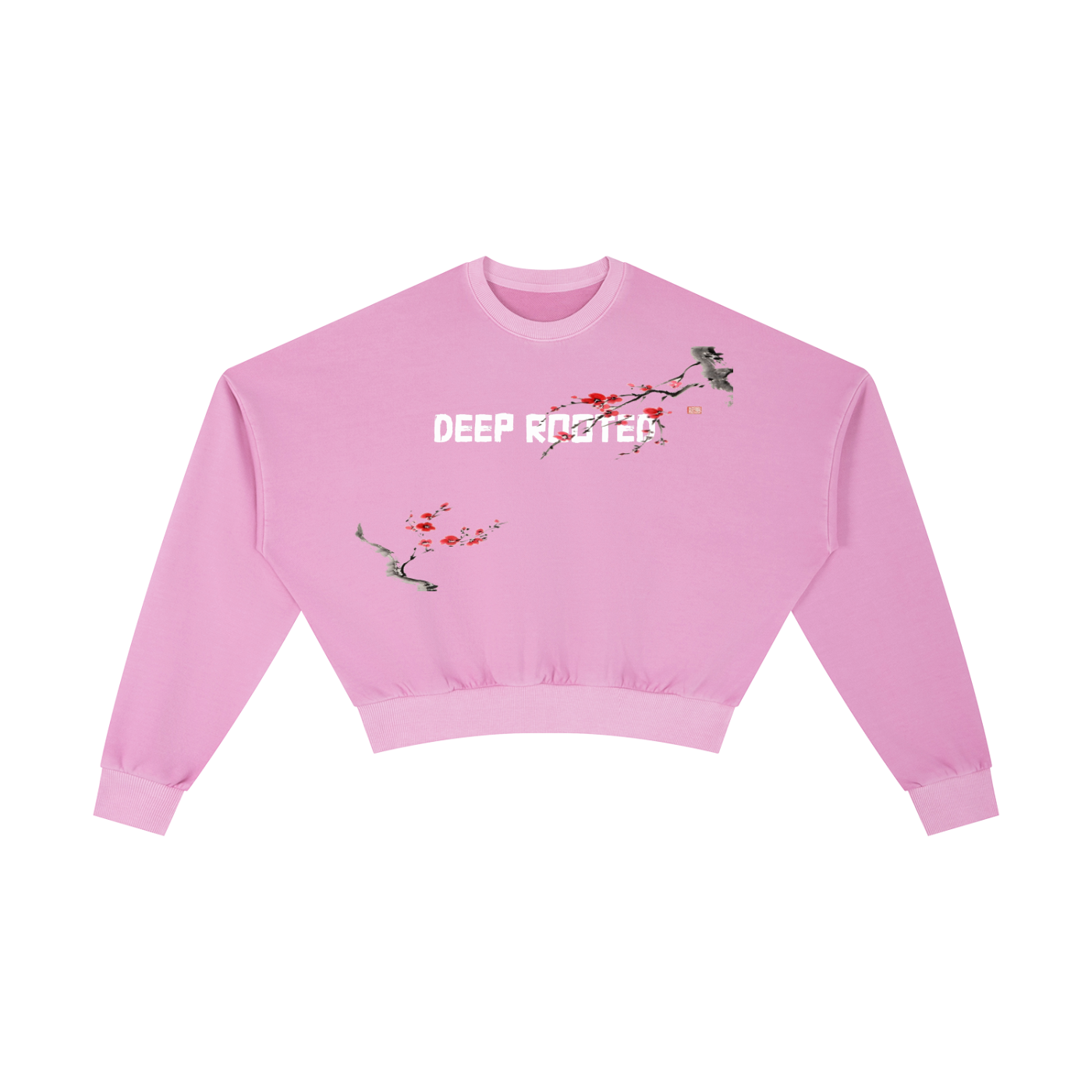 Vintage Washed Cropped Sweatshirt