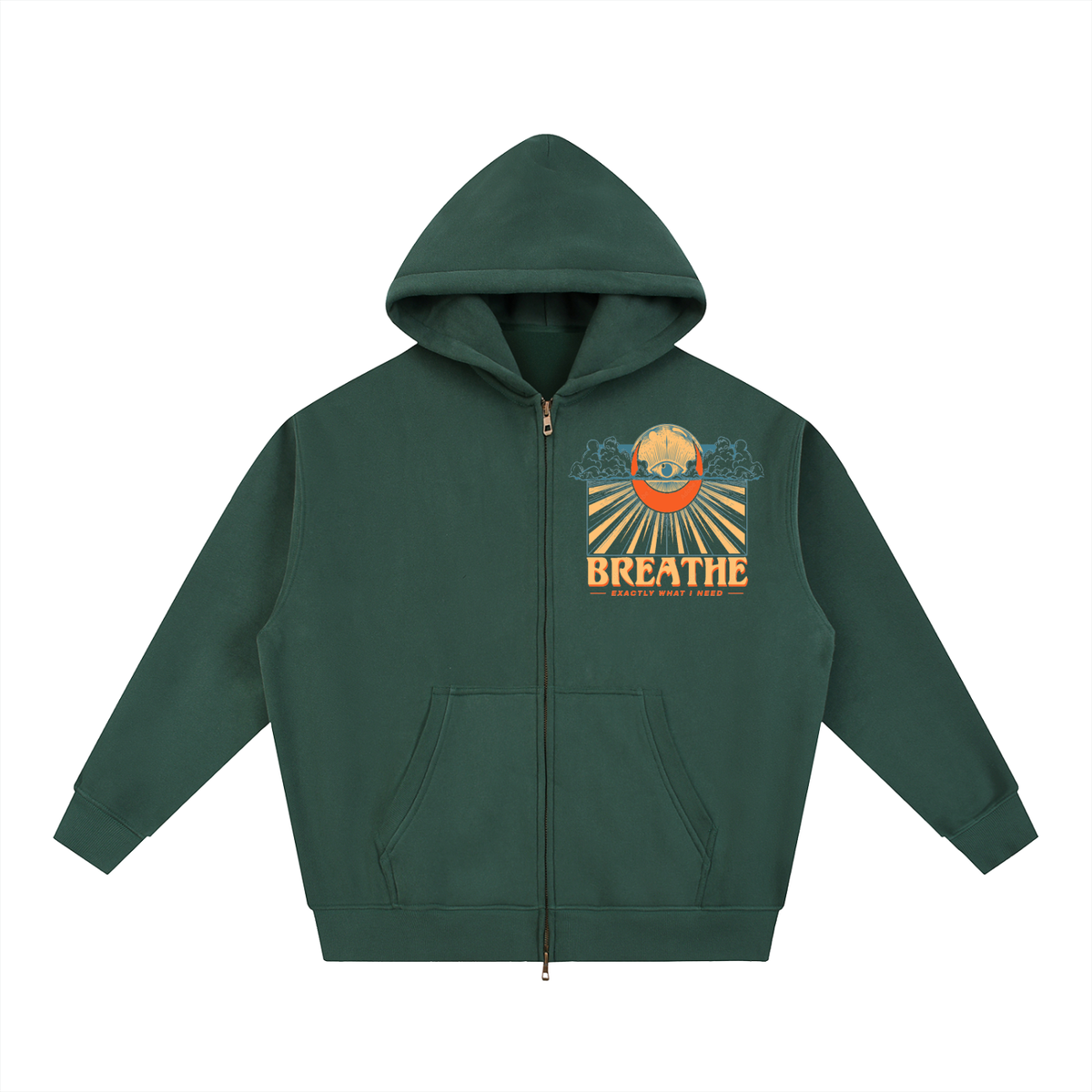 Essential Oversized Fleece Boxy Hoodie