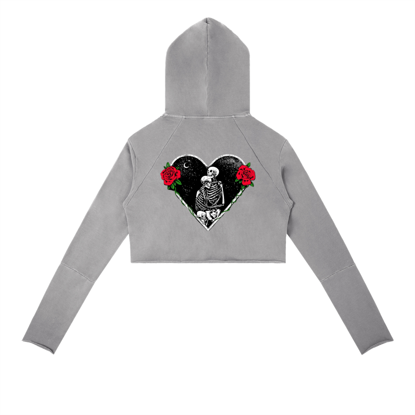 Vintage Washed Raw Edge Hoodie