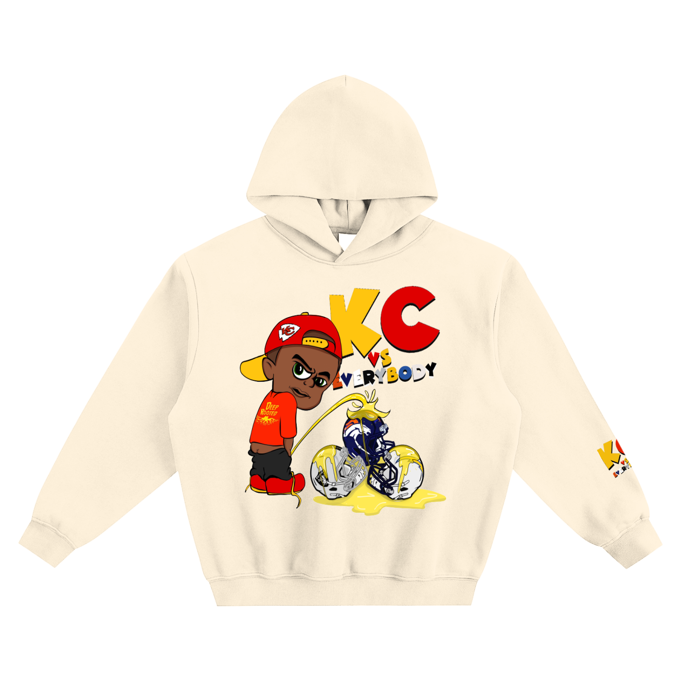 Fleeced Boxy Hoodie    (KC VS. EVERYBODY)
